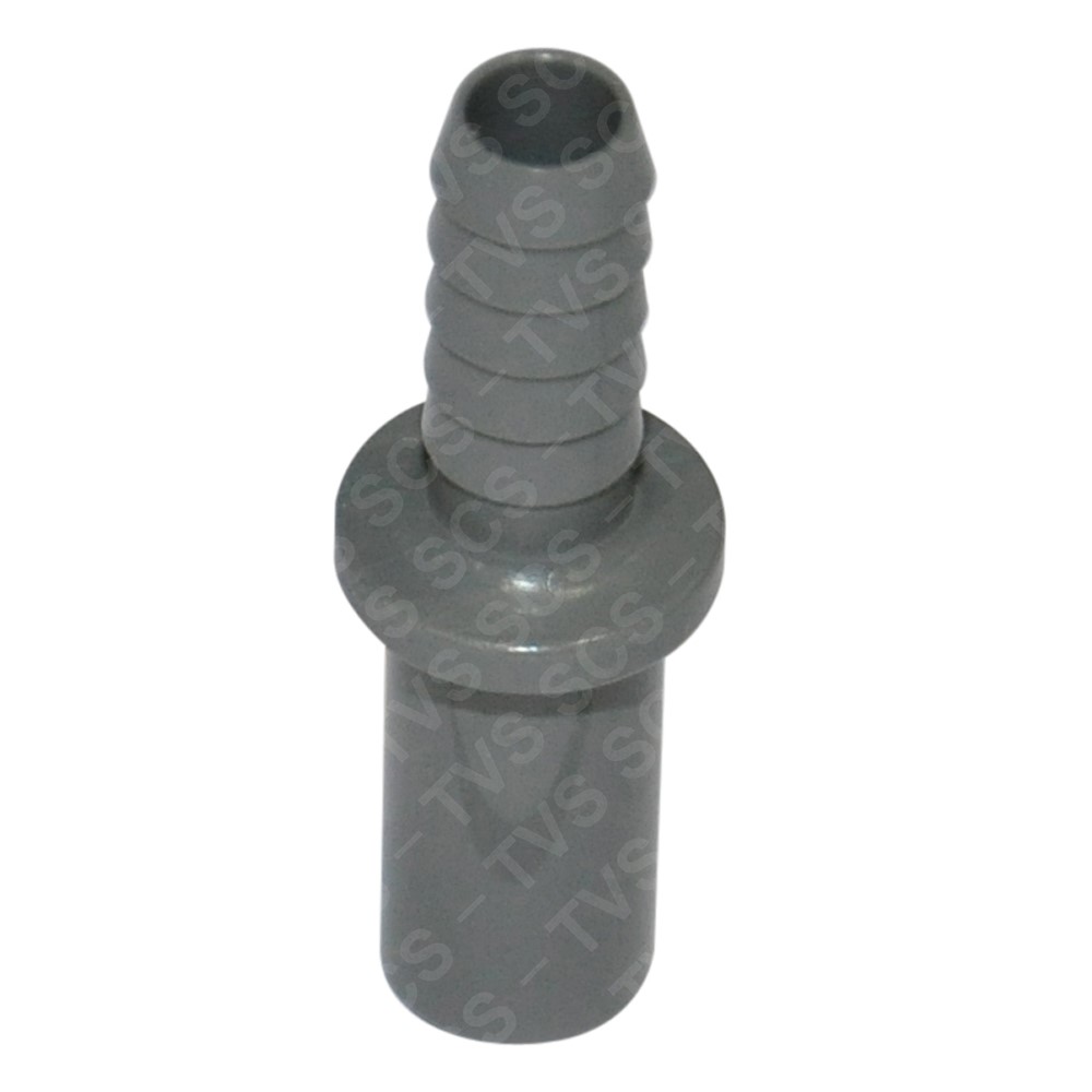 Connector, 1/2" OD tube to 13/8" hose stem