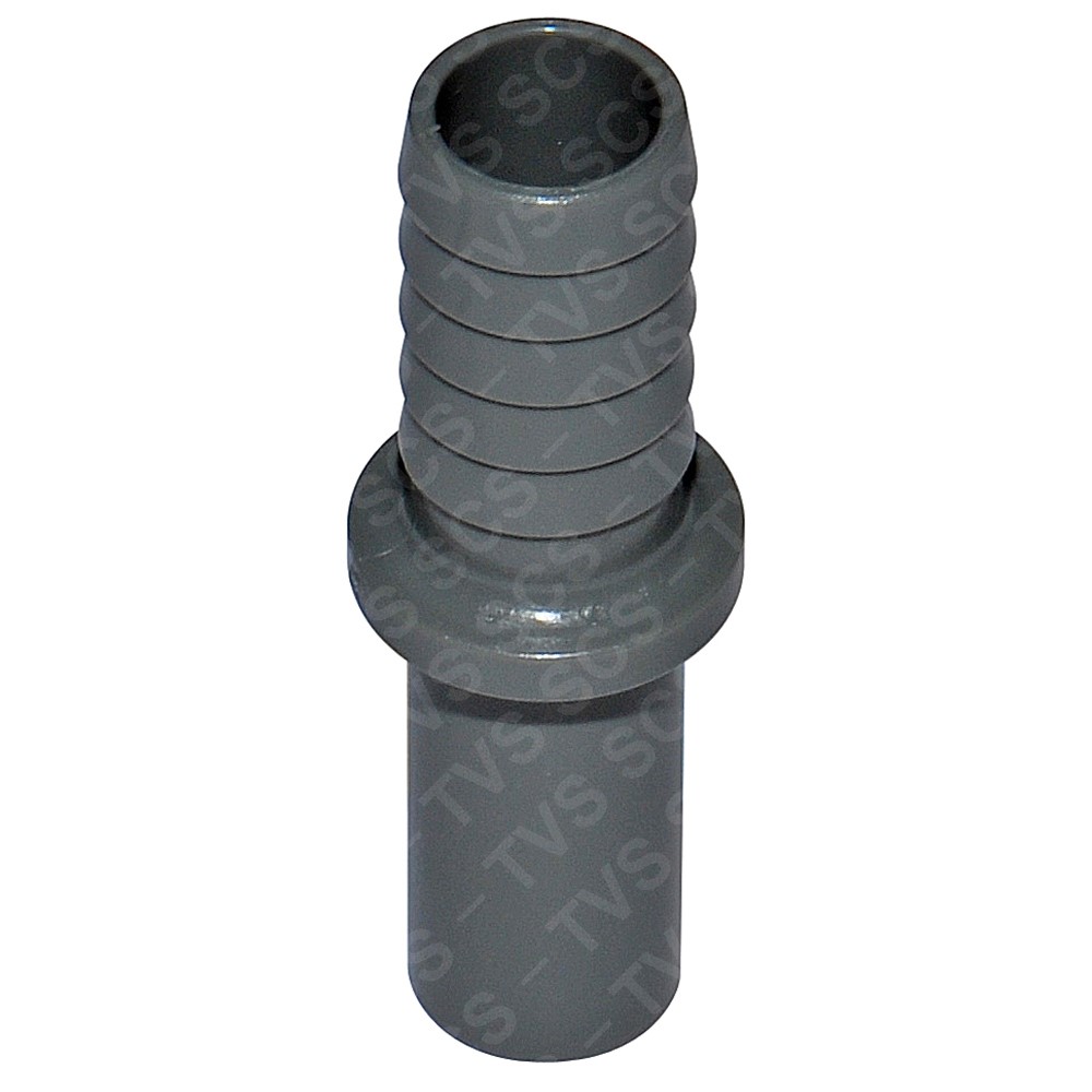 Connector, 1/2" OD tube to 1/2" hose stem