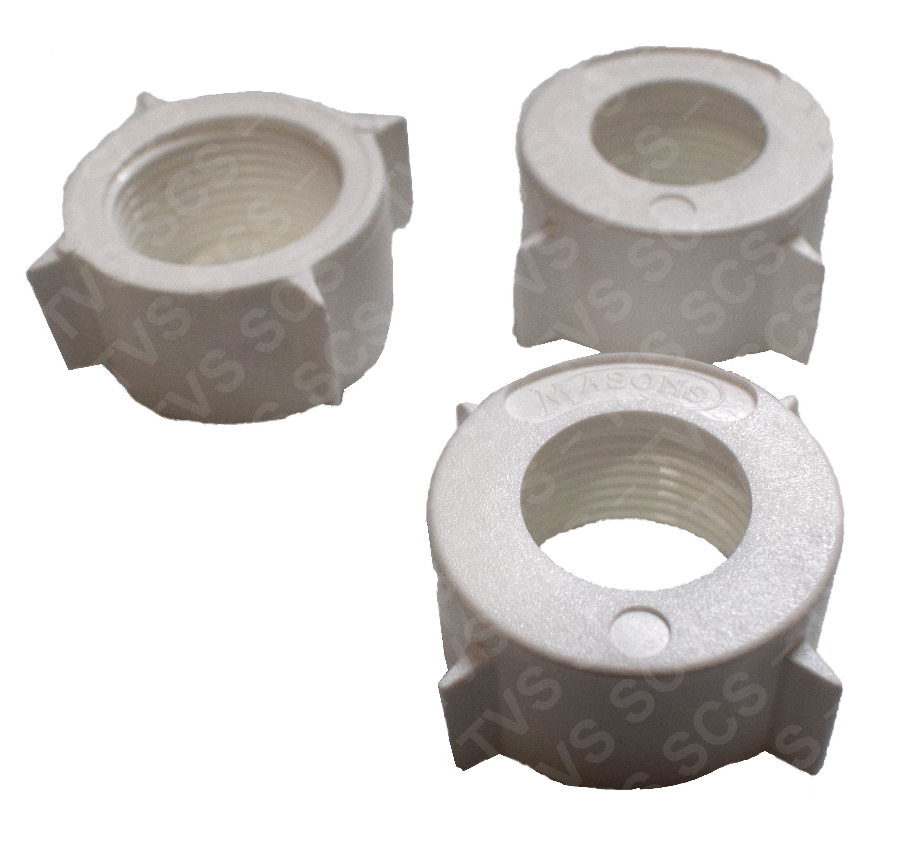 3/4BSP Cask Nut Open White