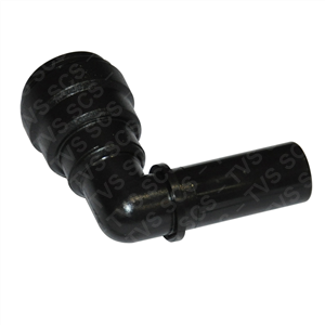 JG Black Acetal Stem Elbow 15mmx15mm