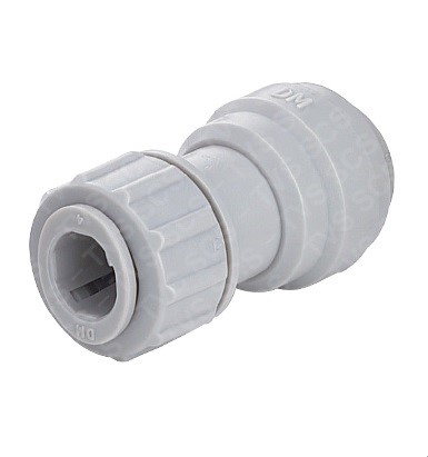 Straight connector 3/8 tube - 3/8 tube