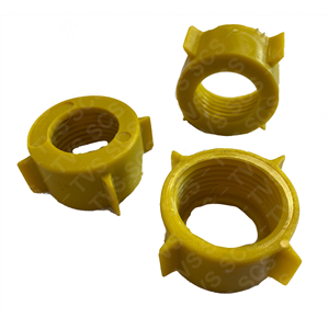 Y Thread Cask Nut Open Yellow