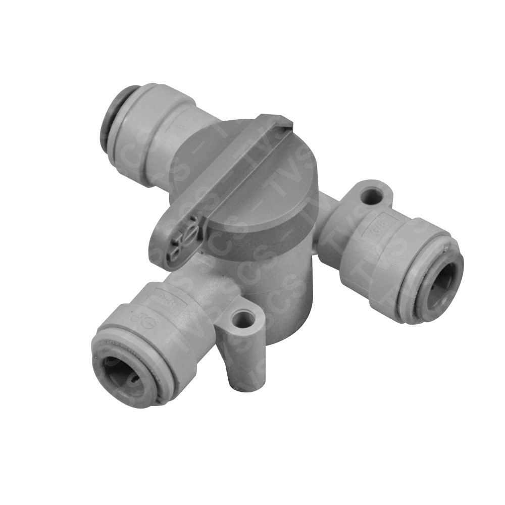 Branch valve, 3/8" JG